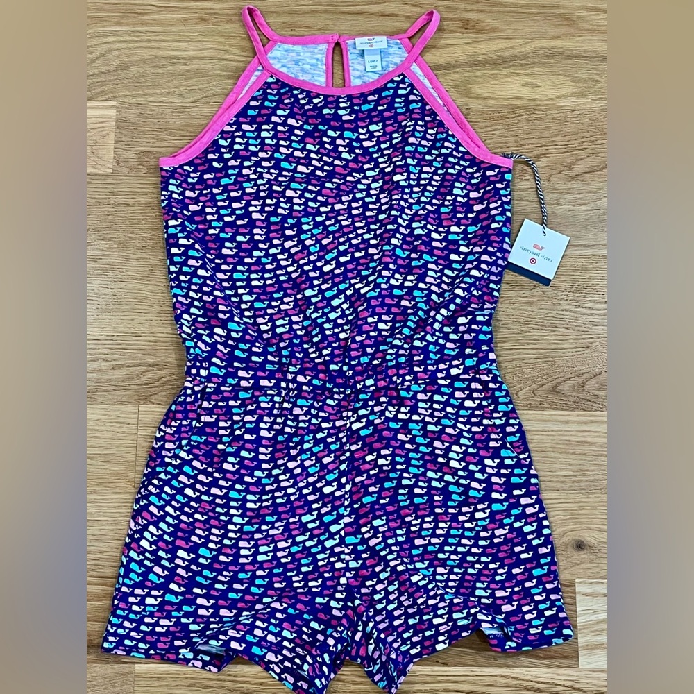 NWT Vineyard Vines for Target romper girl 10-12 size